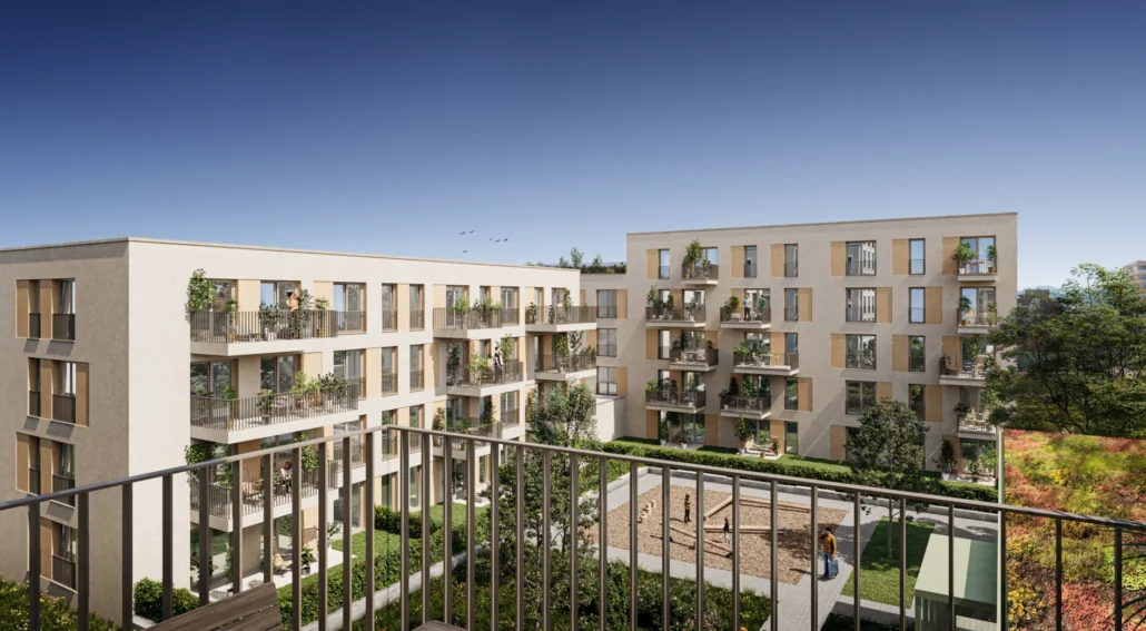 Beispiel einer Architekturvisualisierung aus der Projektpräsentation