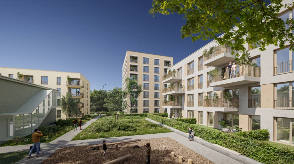 Beispiel einer Architekturvisualisierung aus der Projektpräsentation