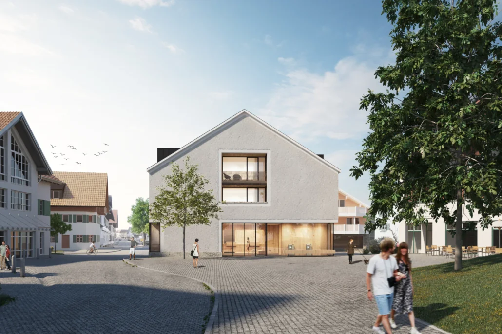 Beispiel einer Architekturvisualisierung aus der Projektpräsentation