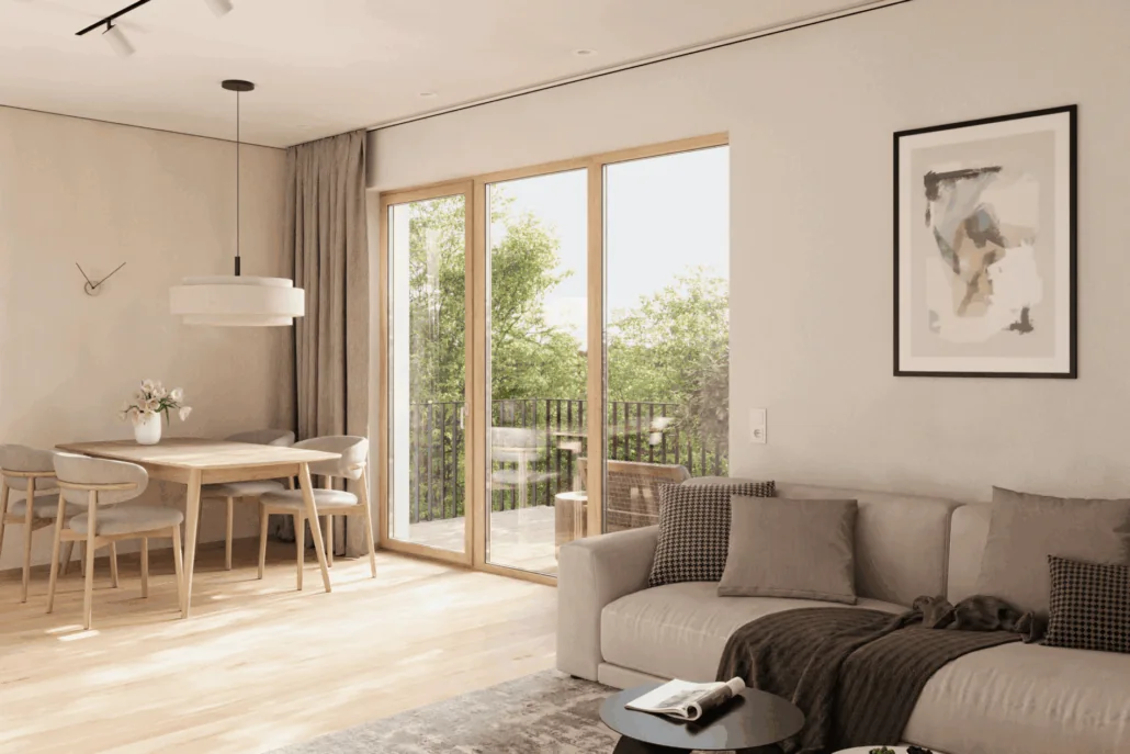 Beispiel einer Architekturvisualisierung aus der Projektpräsentation