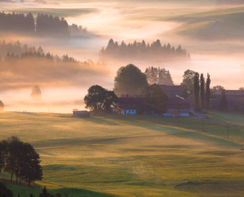 Luftaufnahme von Wolfertschwenden im Unterallgäu – aktuelle Immobilienpreise und Marktentwicklung 2026